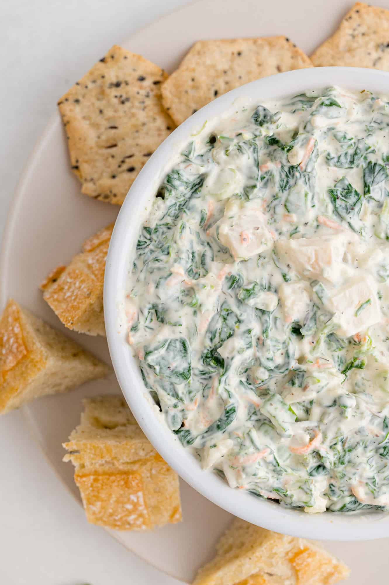 Spinach Dip (from scratch or with seasoning mix) Recipe - Rachel Cooks®