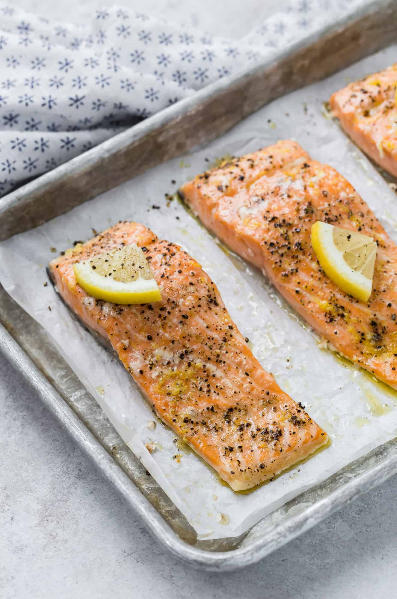 Slow Roasted Salmon with Lemon Pepper | Rachel Cooks®