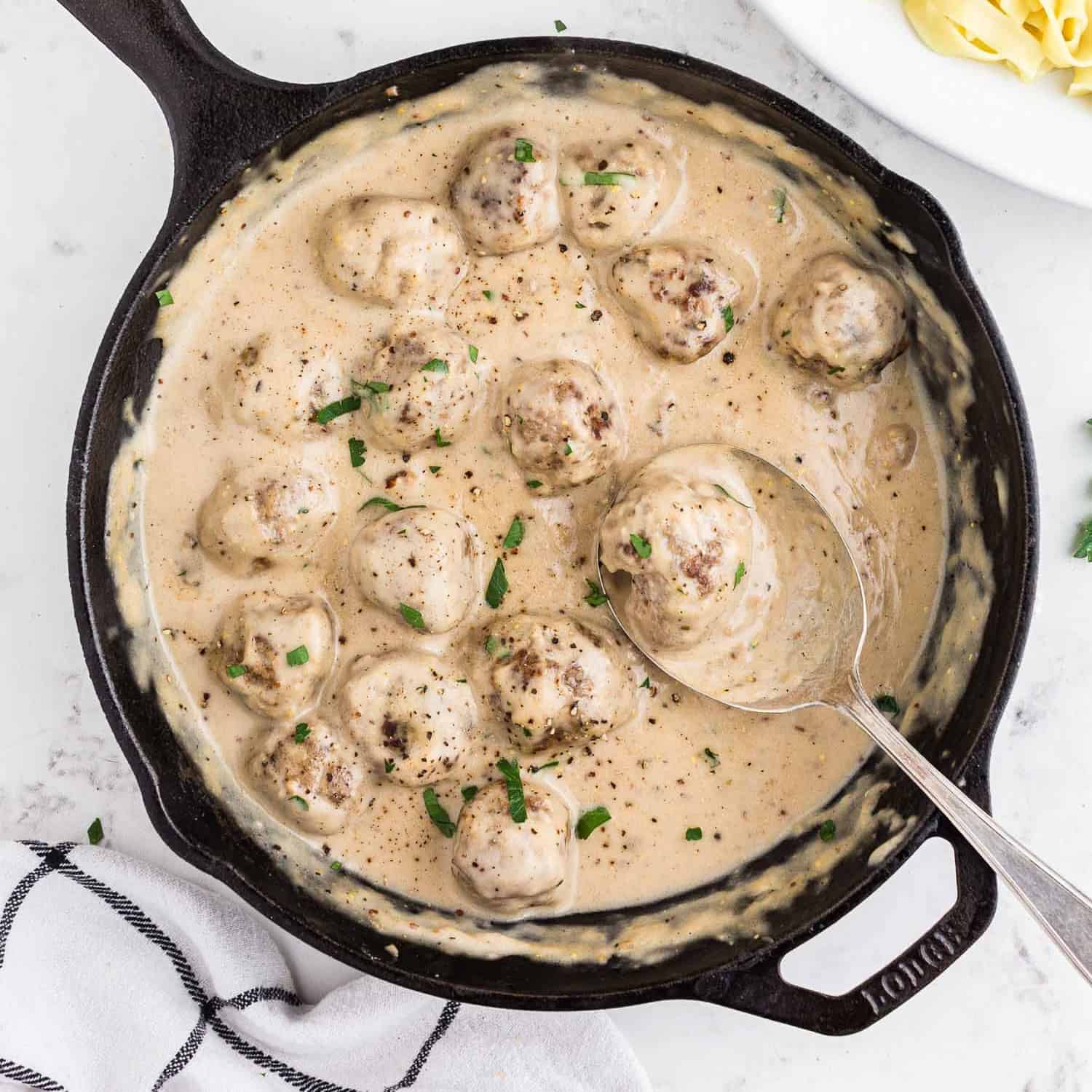 Greek Cucumber Noodle Bowls with Turkey Meatballs (Gluten-Free ...