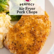 Air Fryer Pork Chops Recipe - Rachel Cooks®