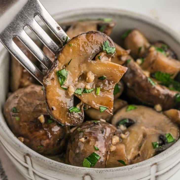 Sautéed Mushrooms with Wine and Garlic Recipe Rachel Cooks®