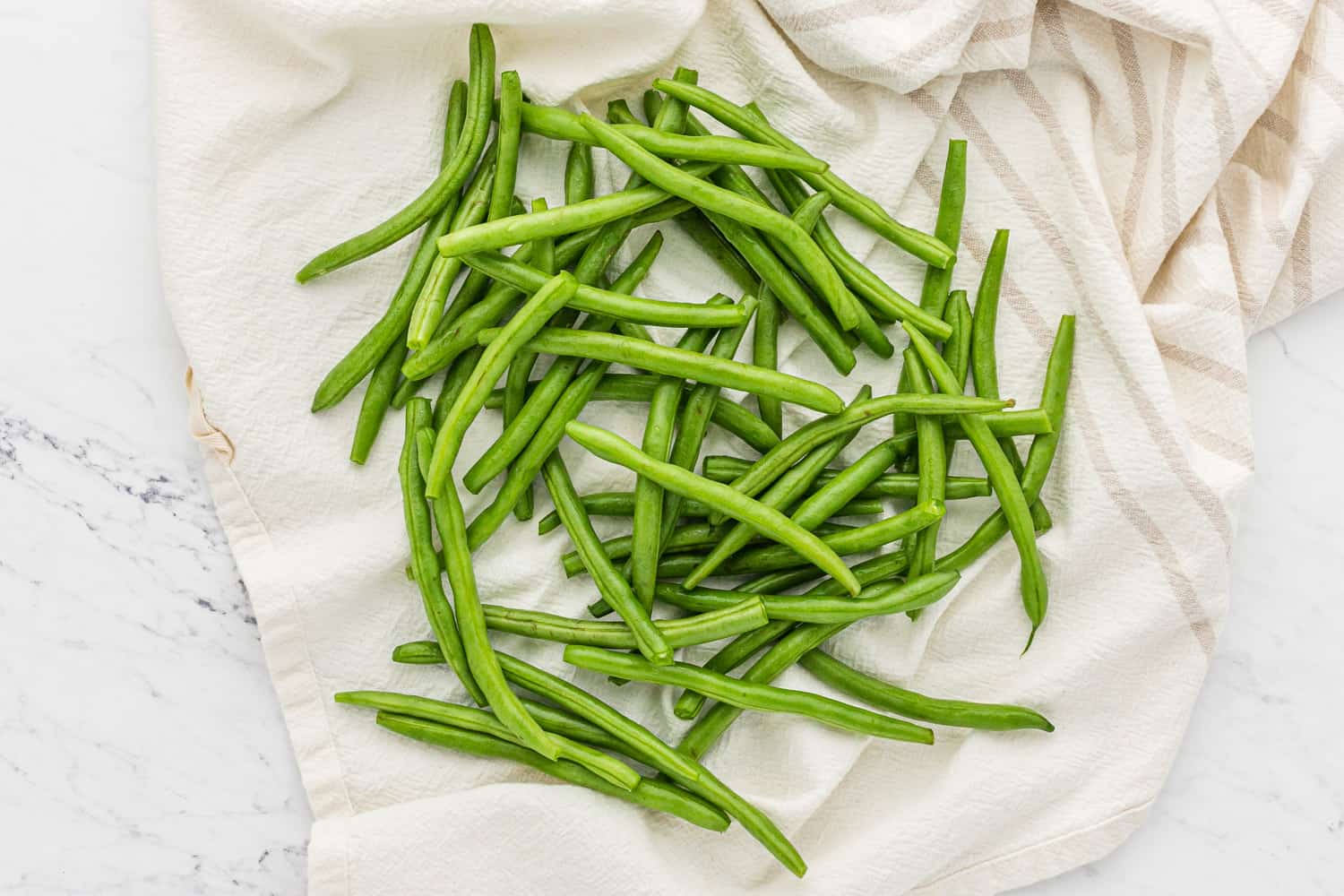 Prepped beans.