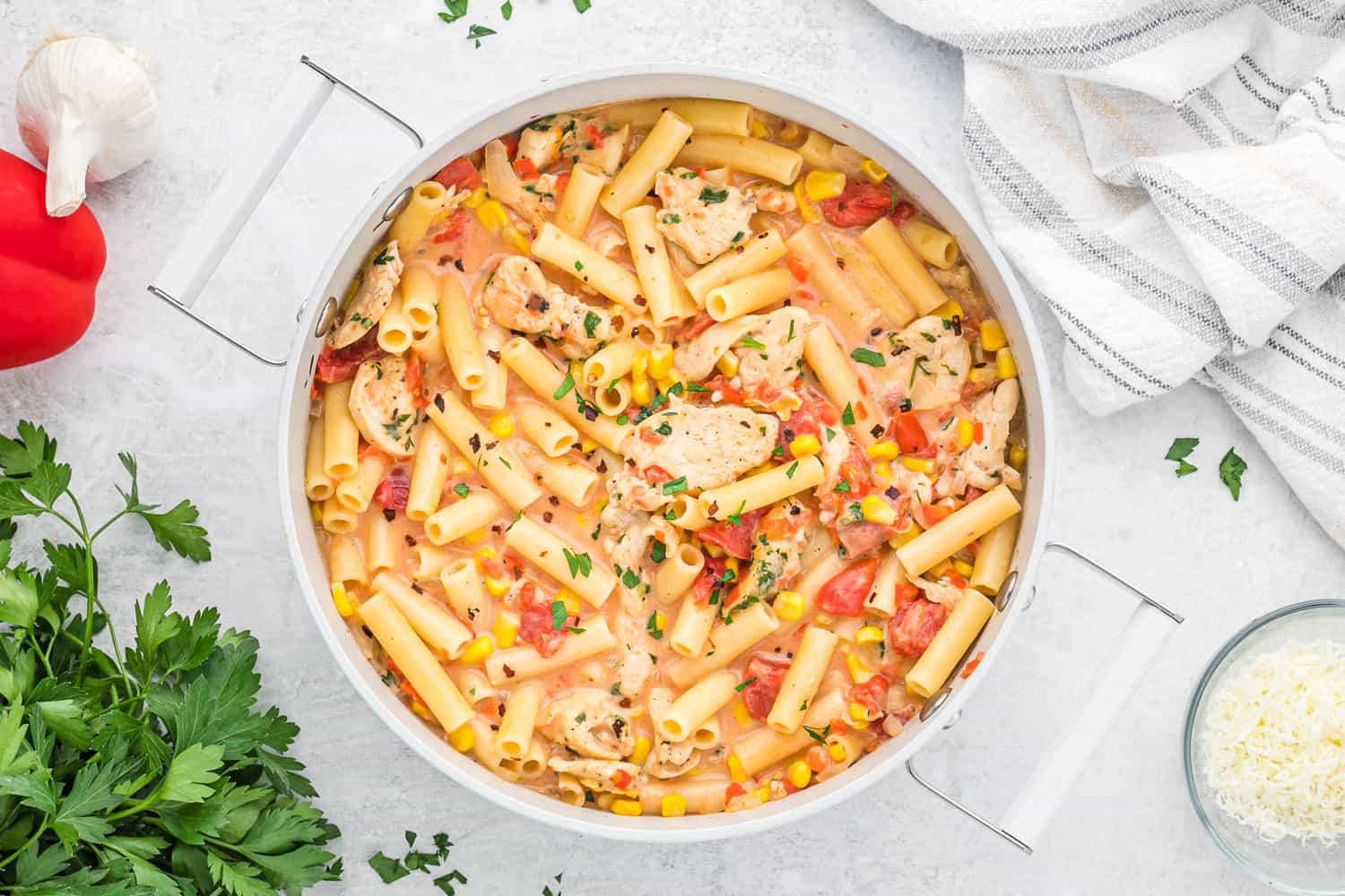 Finished pasta.