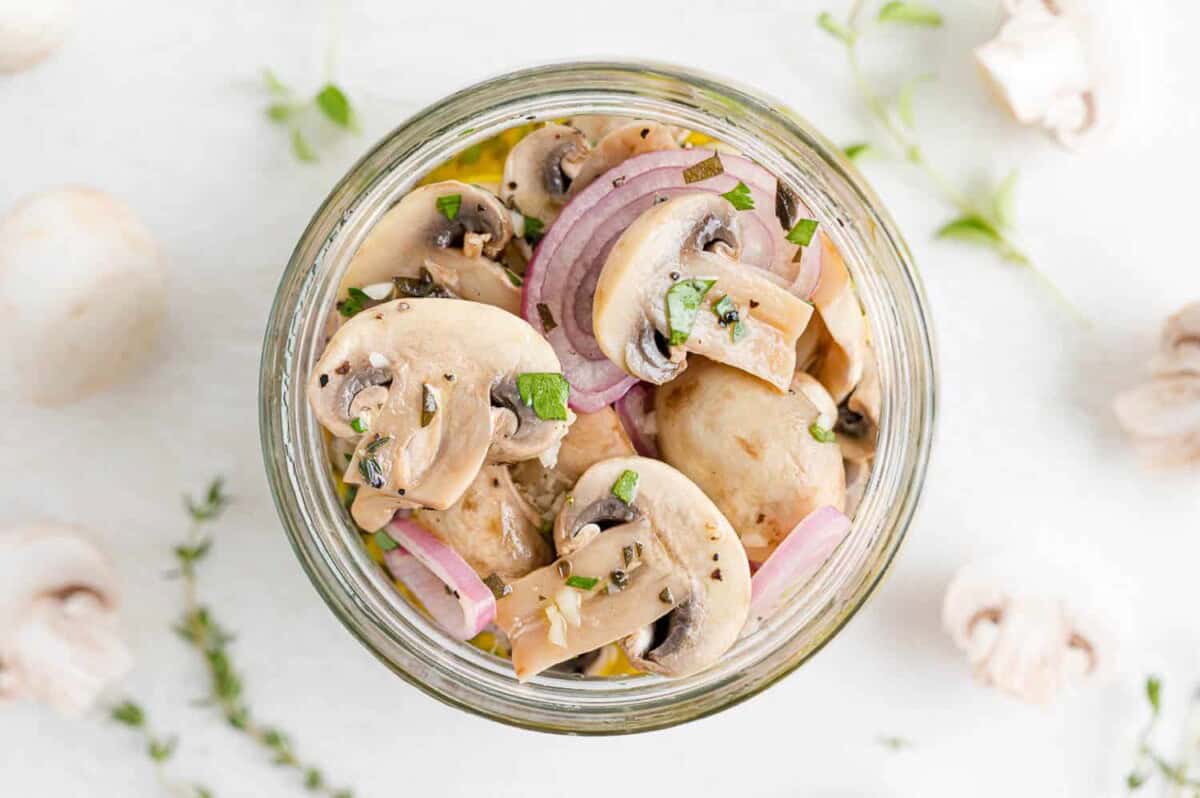 Marinated Mushrooms Recipe - Rachel Cooks®