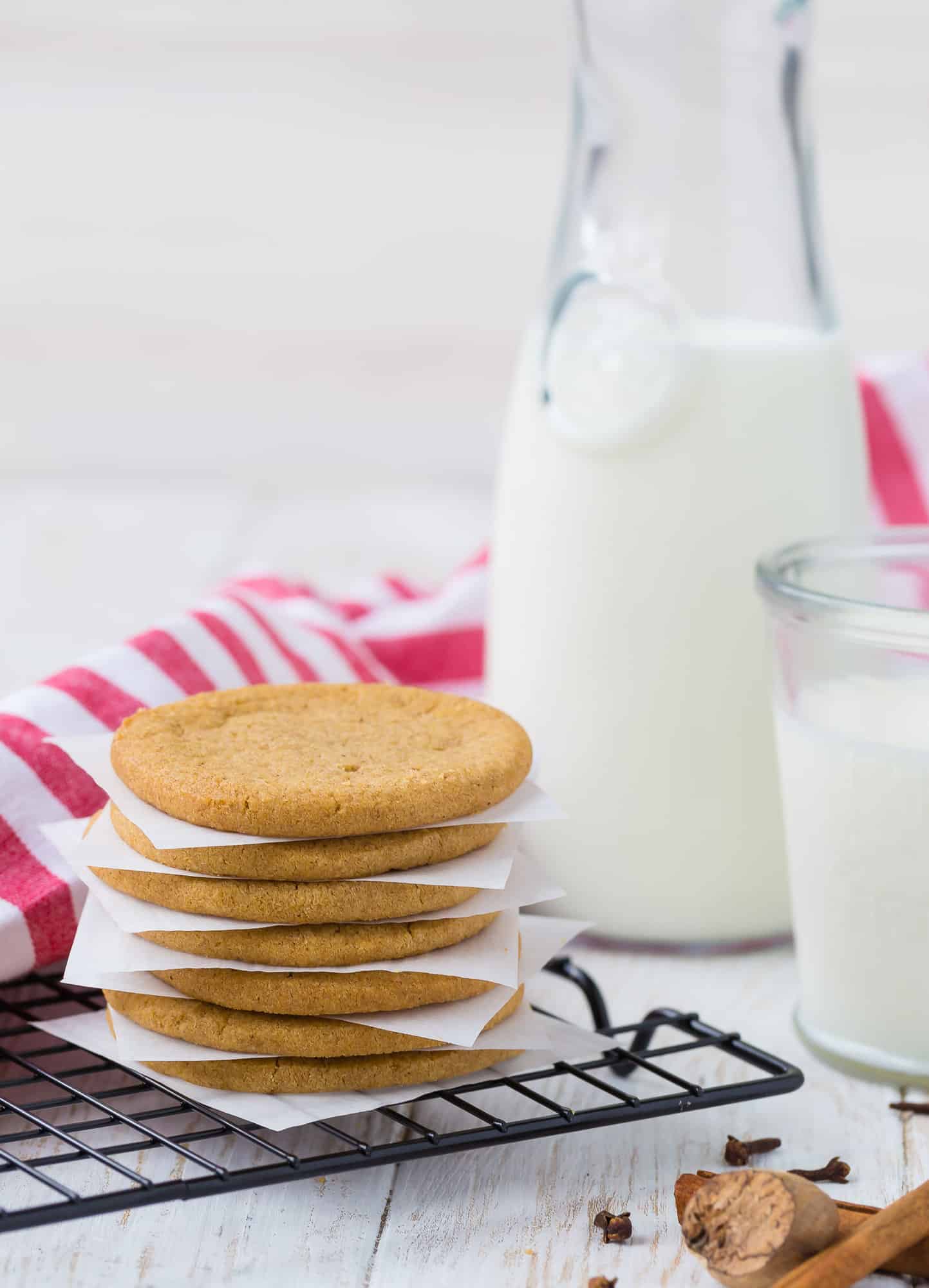 Windmill cookies on a cooling rack.