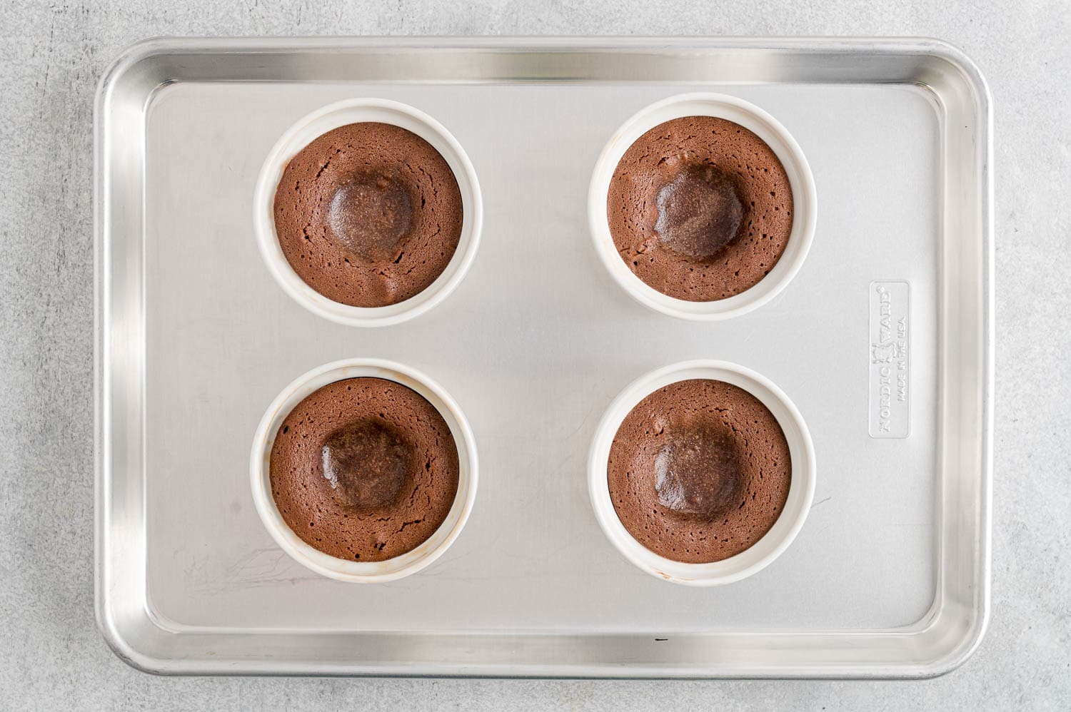 Muffin Tin Chocolate Lava Cakes