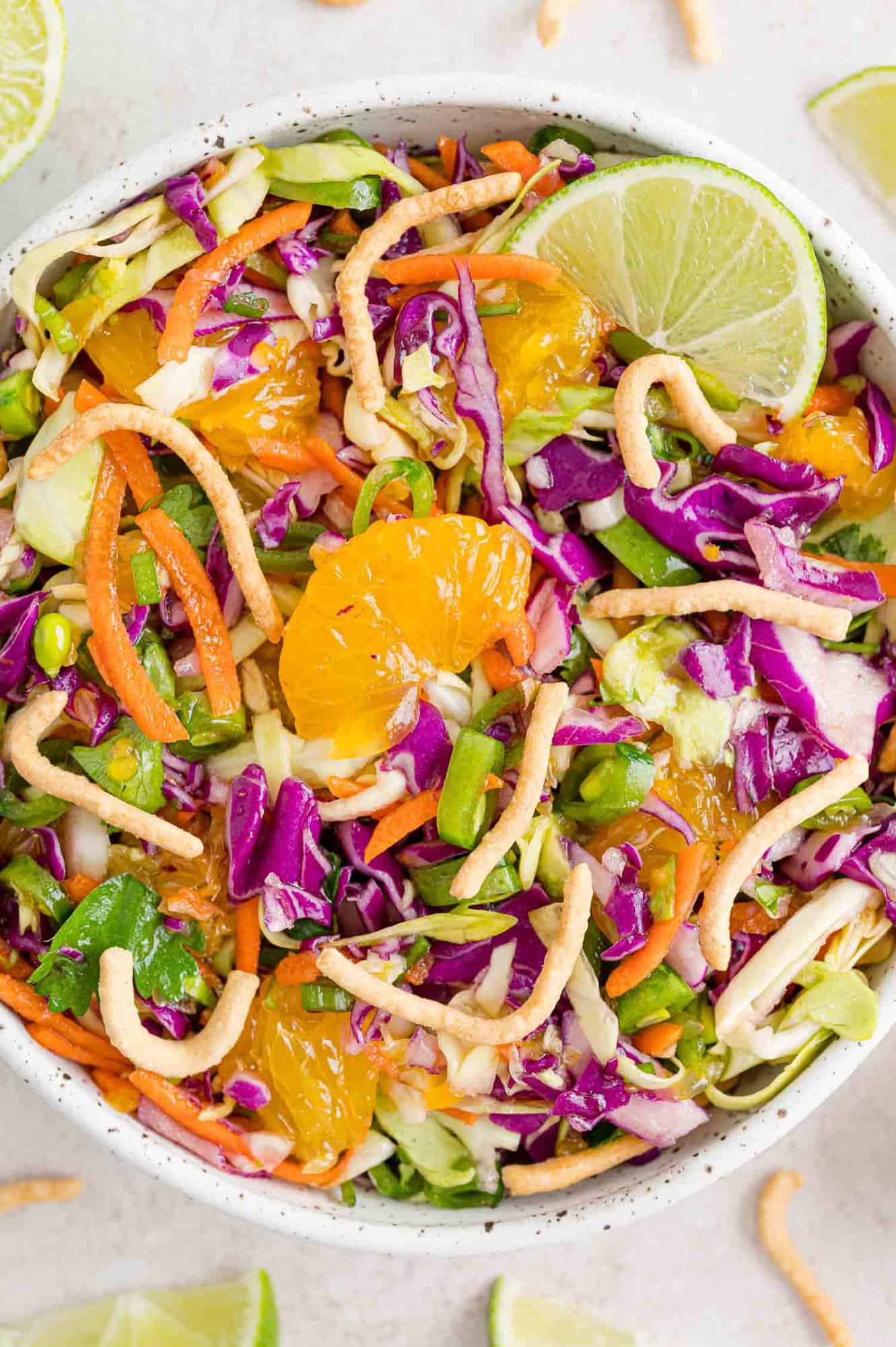 Salad in a large bowl.