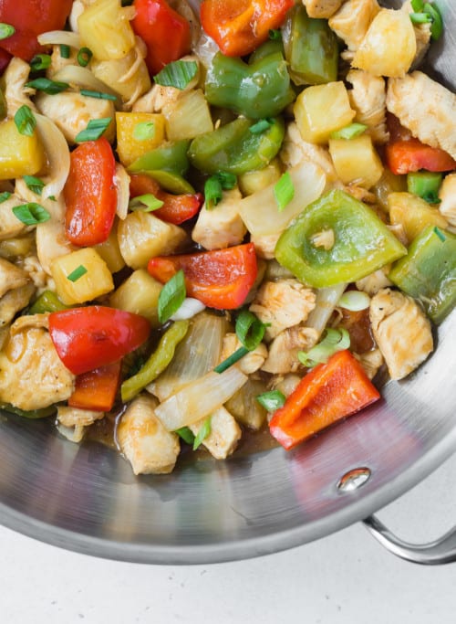 Sweet and Sour Chicken Stir Fry Recipe - Rachel Cooks®