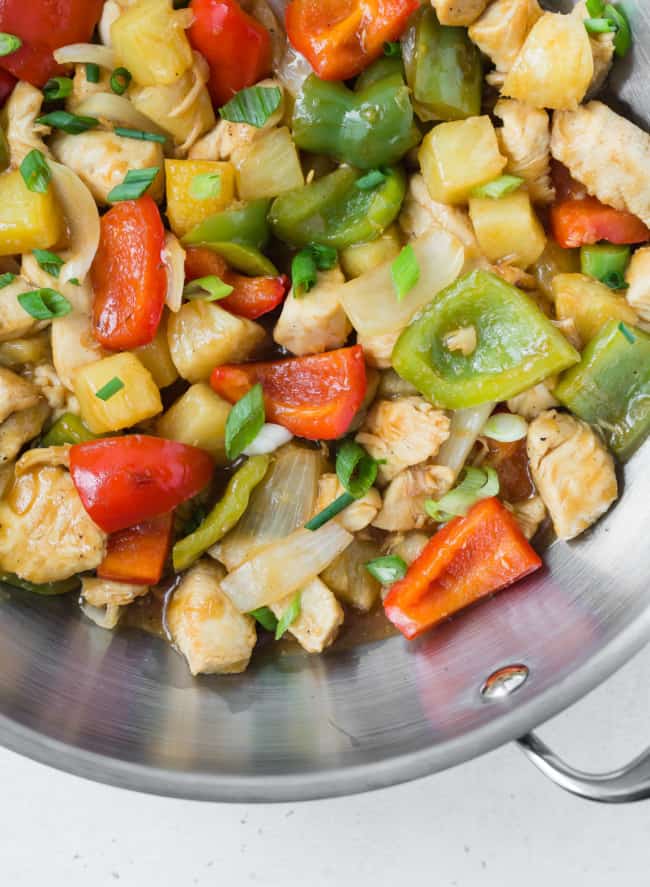 Sweet and Sour Chicken Stir Fry Recipe - Rachel Cooks®