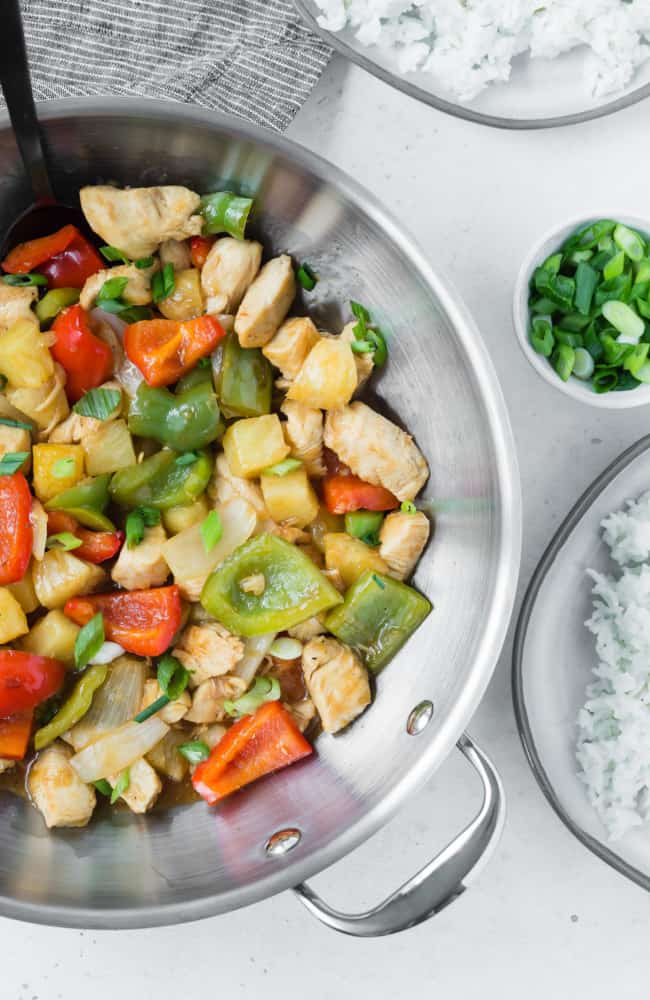 Sweet and Sour Chicken Stir Fry Recipe - Rachel Cooks®