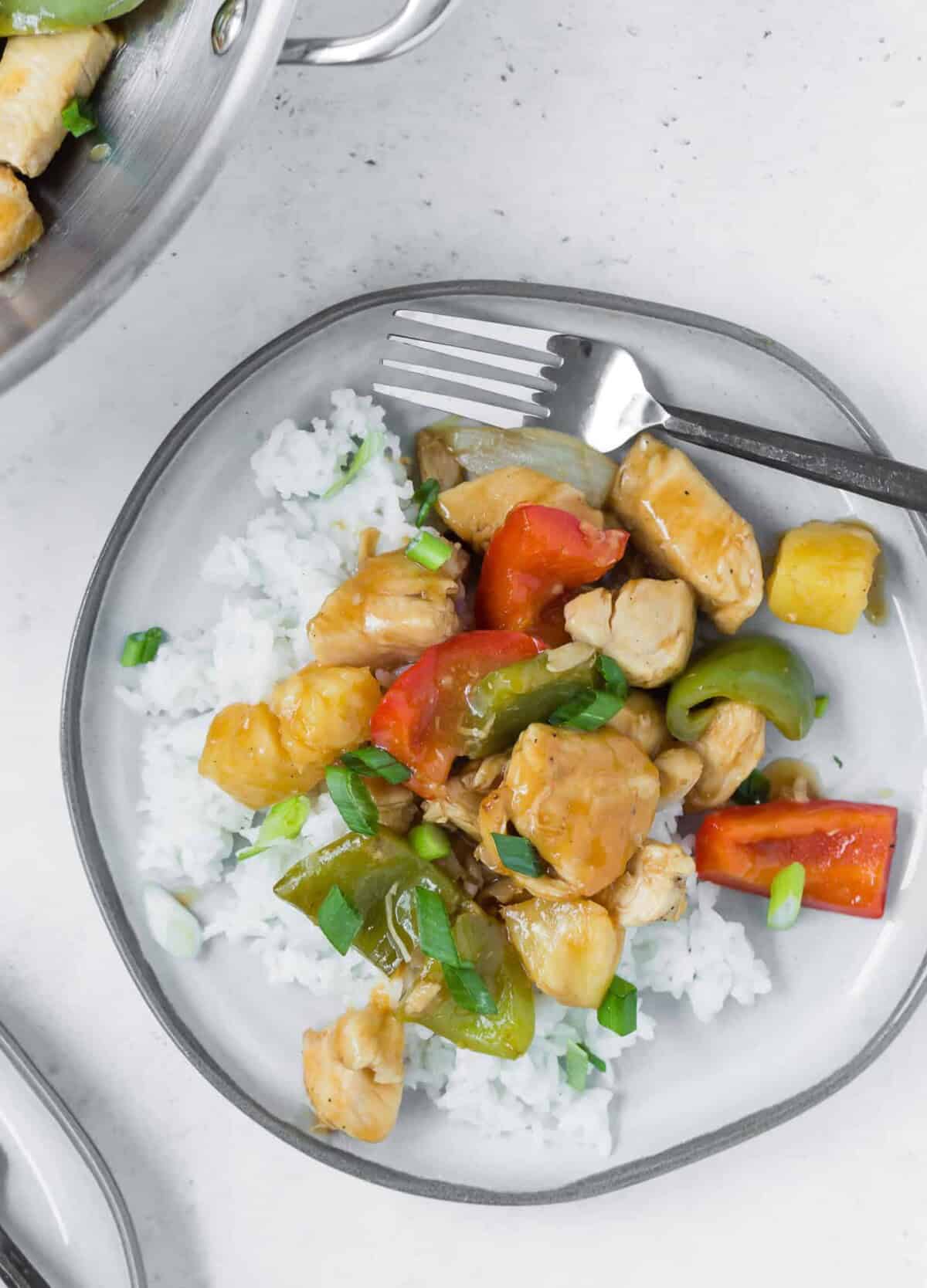 Sweet and Sour Chicken Stir Fry Recipe - Rachel Cooks®
