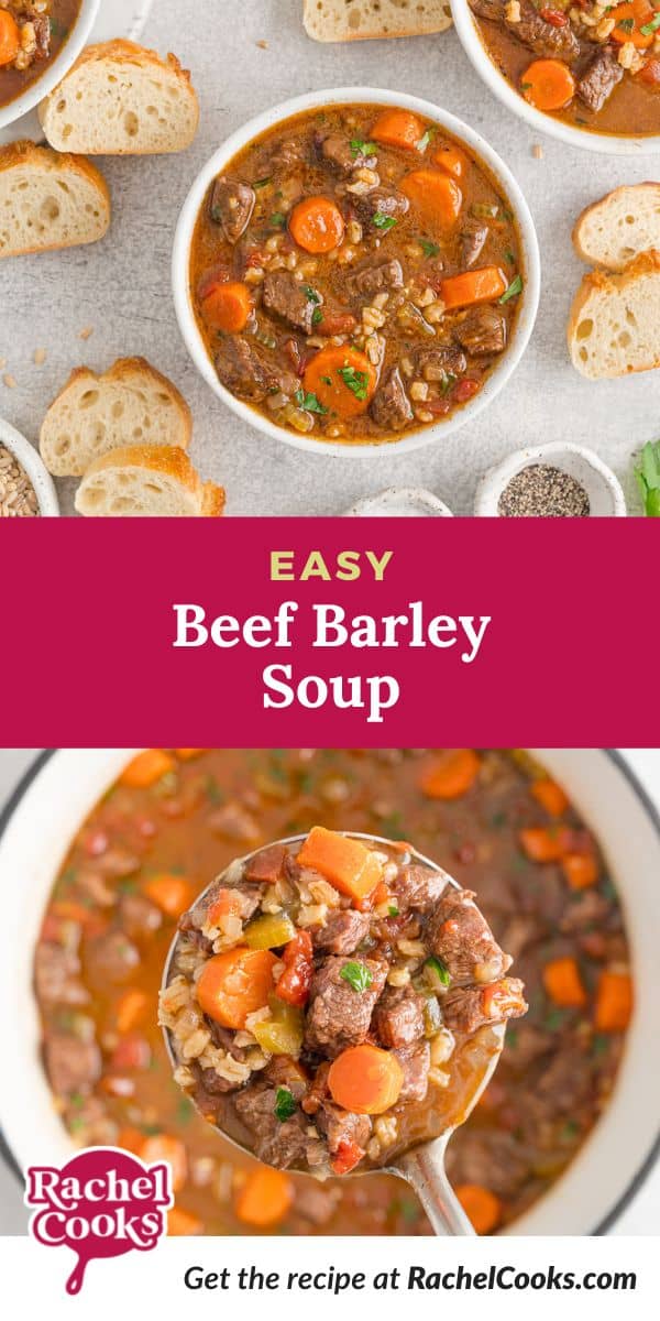 Beef Barley Soup Recipe Rachel Cooks®