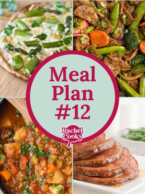 Graphic for meal plan #12.