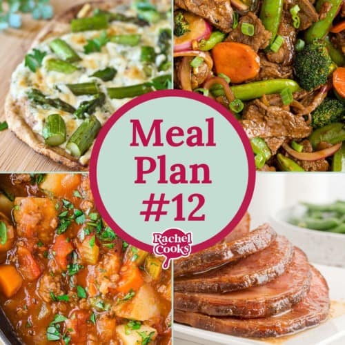 Graphic for meal plan #12.