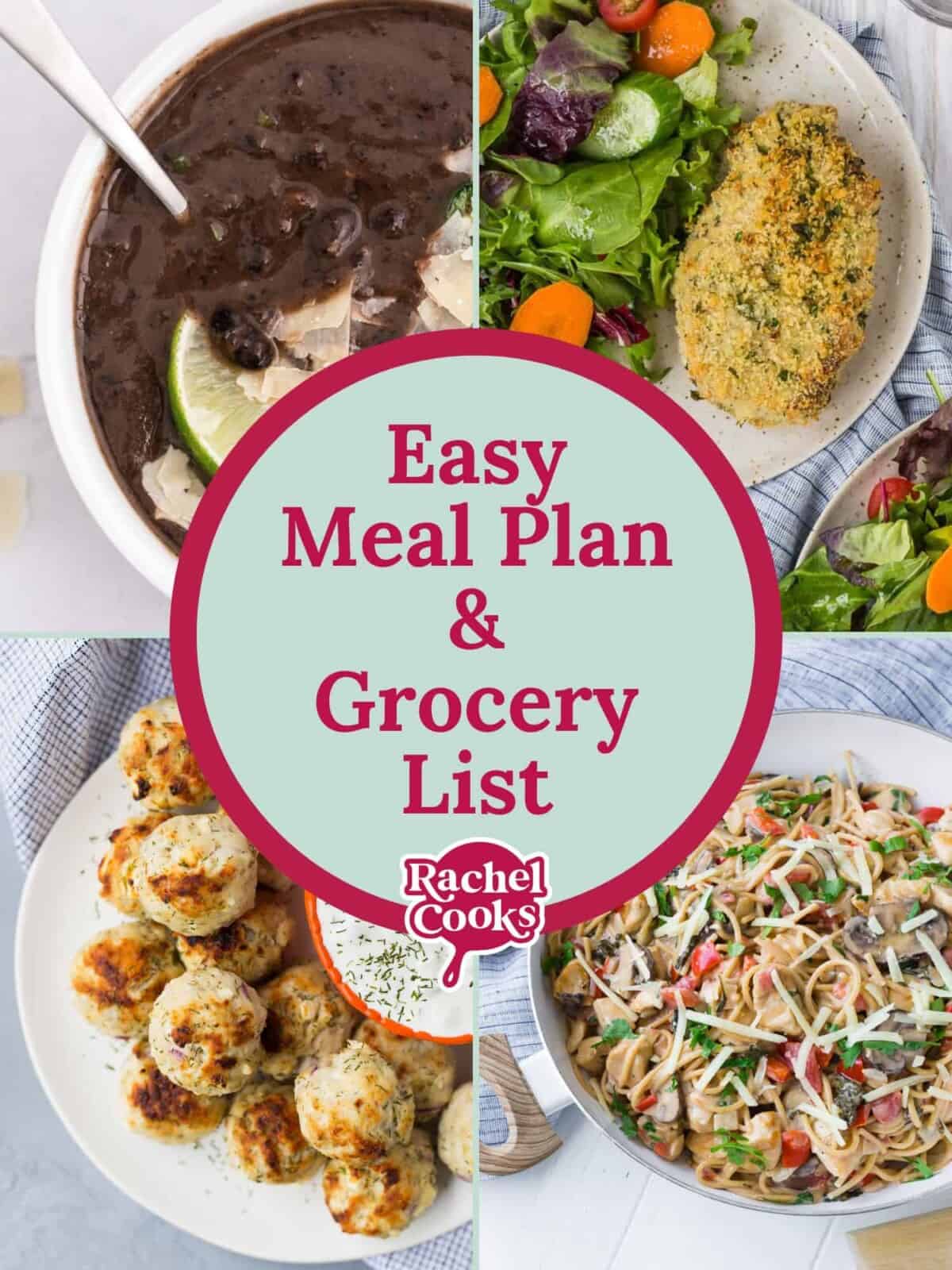 Meal plan graphic.
