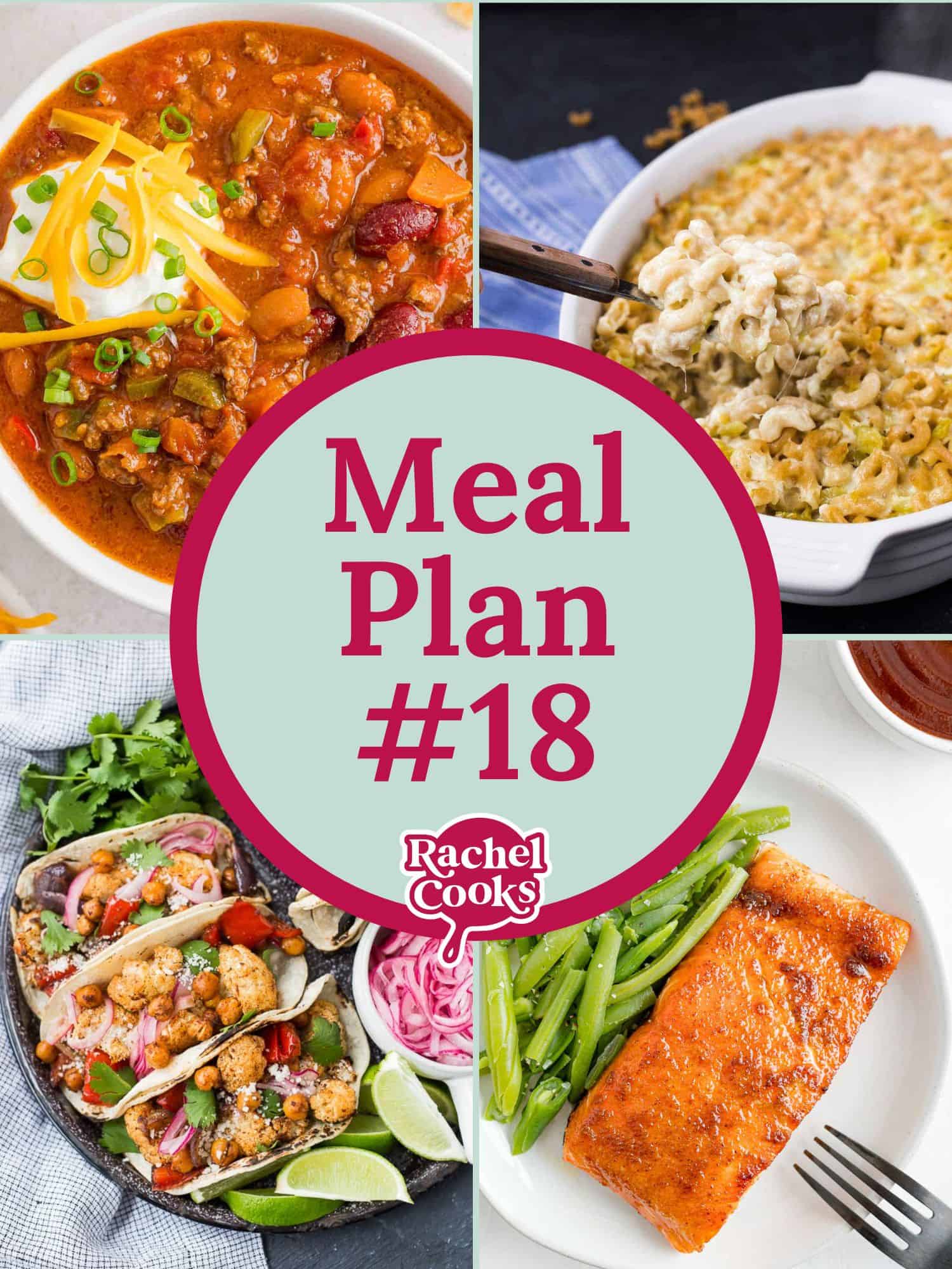 Meal plan 18 graphic.