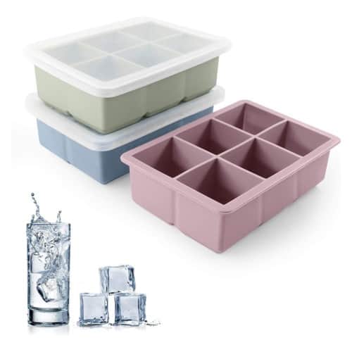 Silicone Ice cube mold product image.