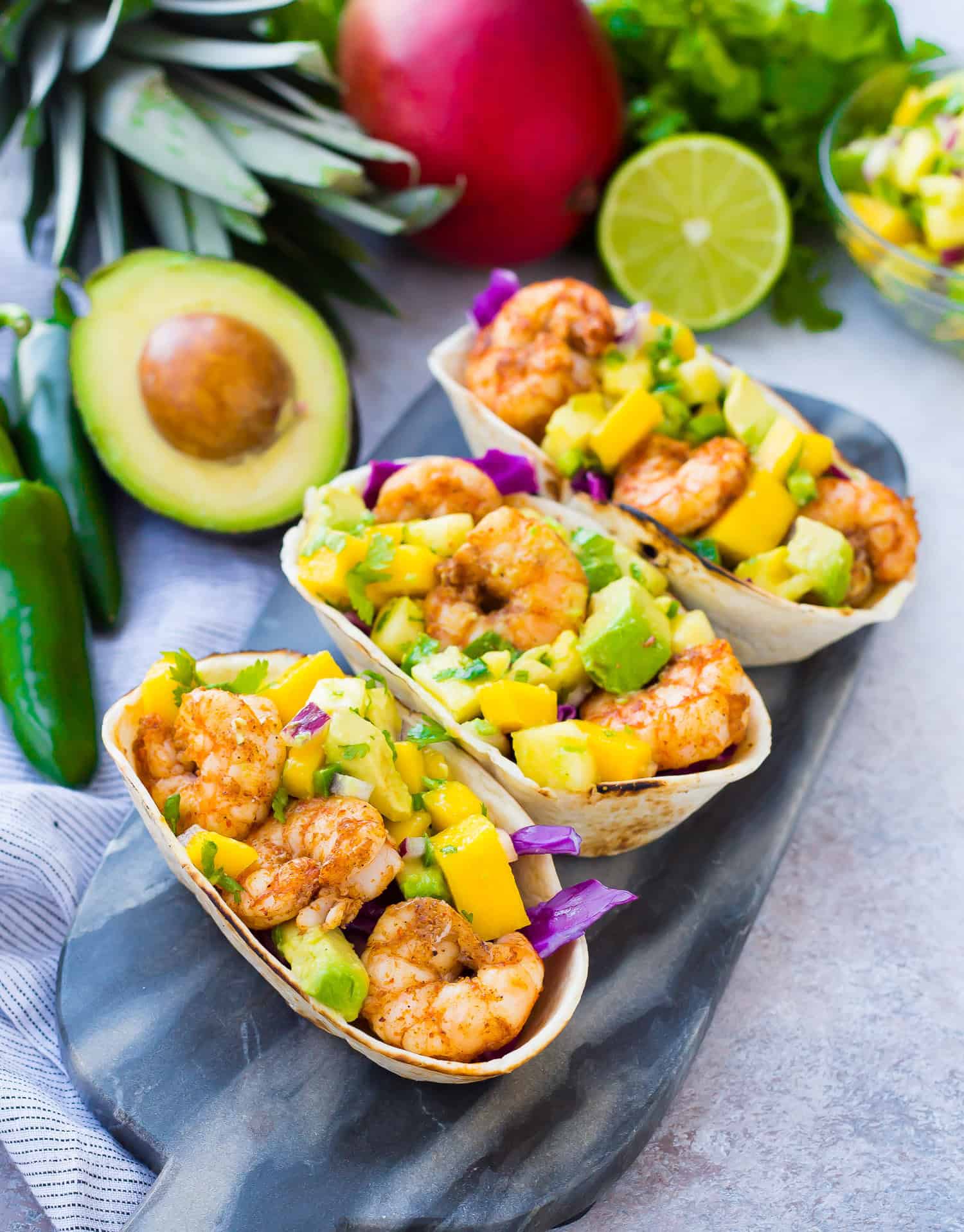Shrimp Tacos with Mango Avocado Salsa Recipe  - 48