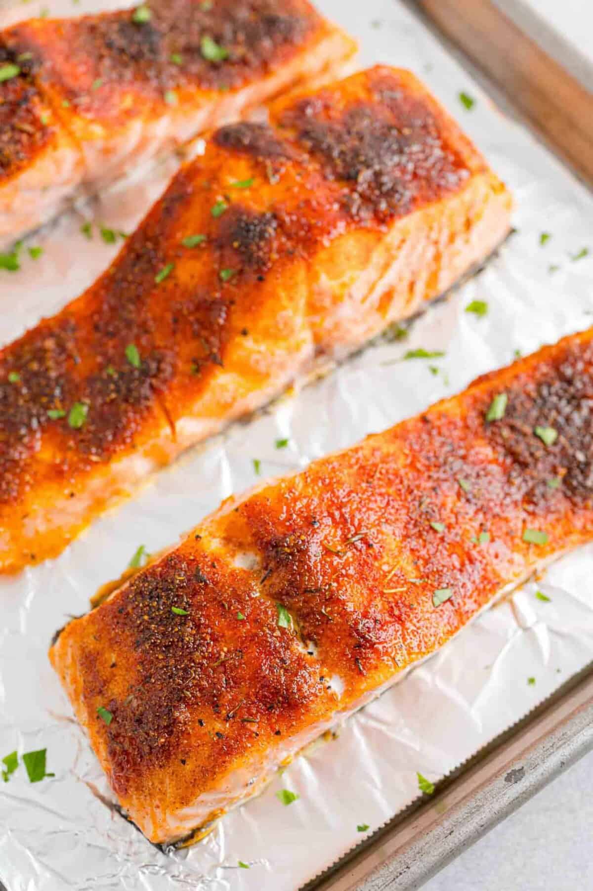 Broiled Salmon | Rachel Cooks®