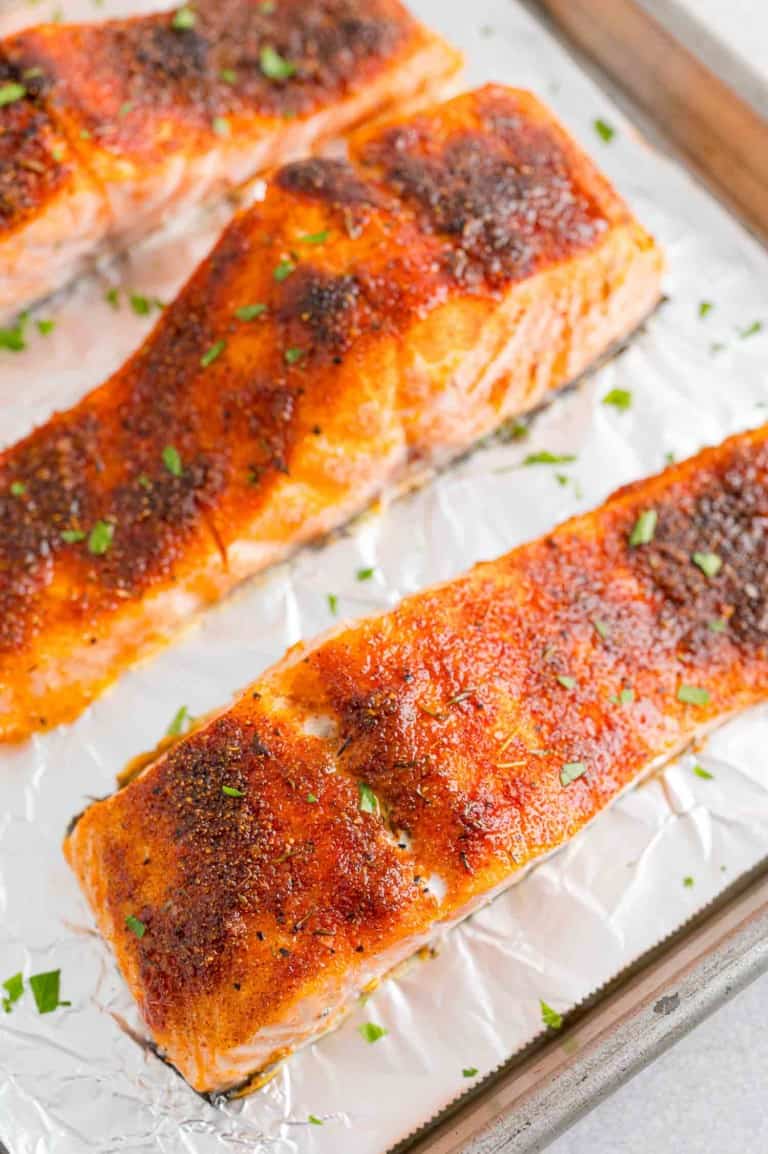 Broiled Salmon | Rachel Cooks®
