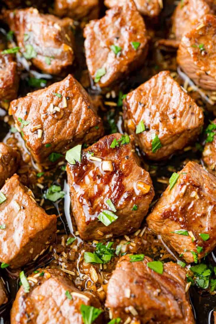 Garlic Butter Steak Bites Recipe Rachel Cooks®