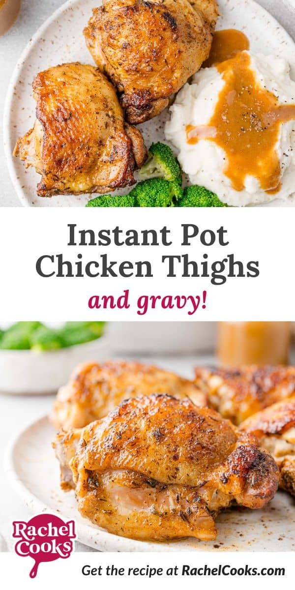 Instant Pot Chicken Thighs Recipe - Rachel Cooks®