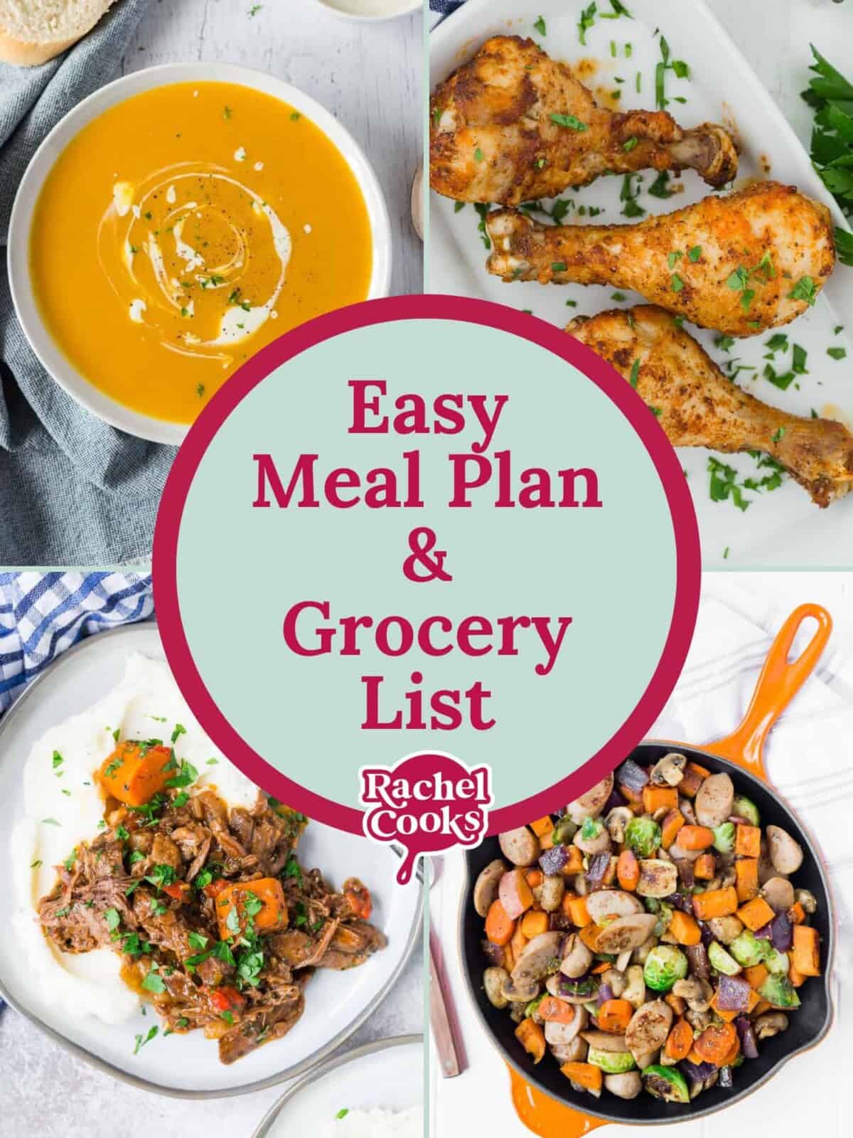 Meal Plan 41 graphic with text and photos.