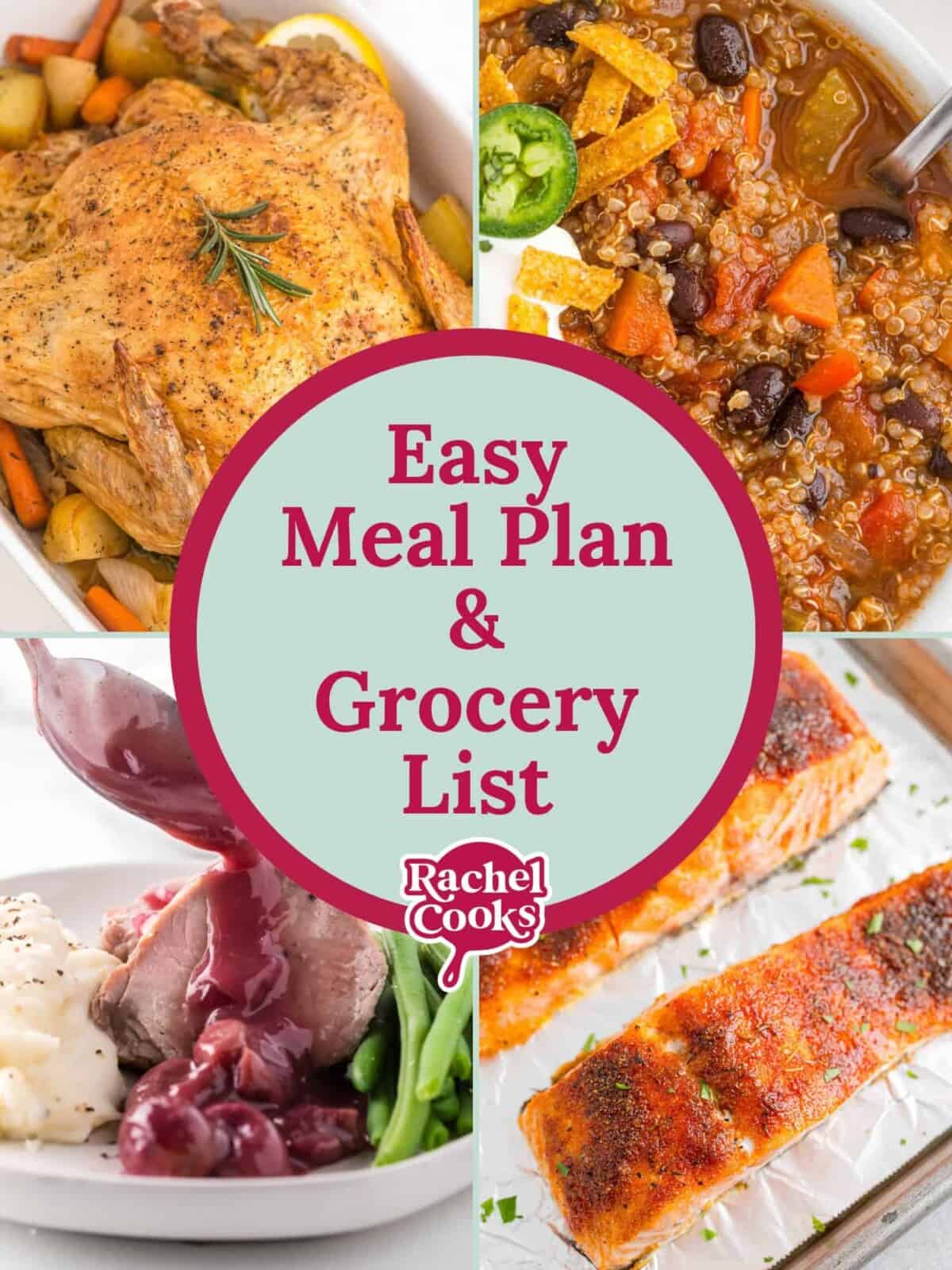 Meal plan 42 preview image with text and photos.