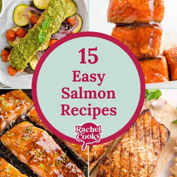 15 easy salmon recipe collection graphic.