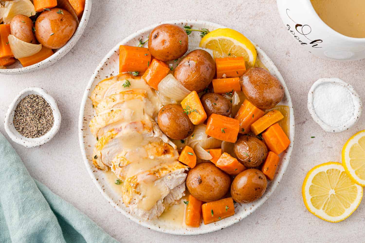 Whole Chicken in the Crockpot - Rachel Cooks