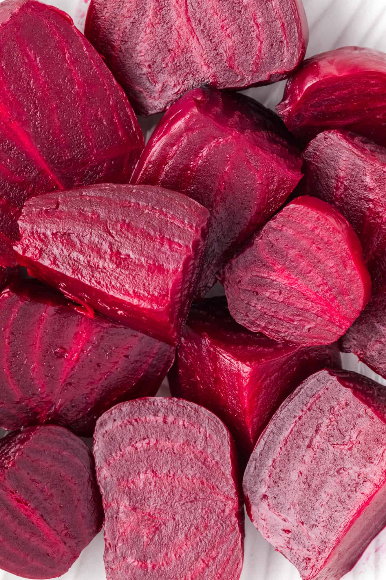 Instant Pot beets, cut into chunks.
