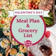 Meal plan 55 graphic, with text overlay reading "Valentine's Day."