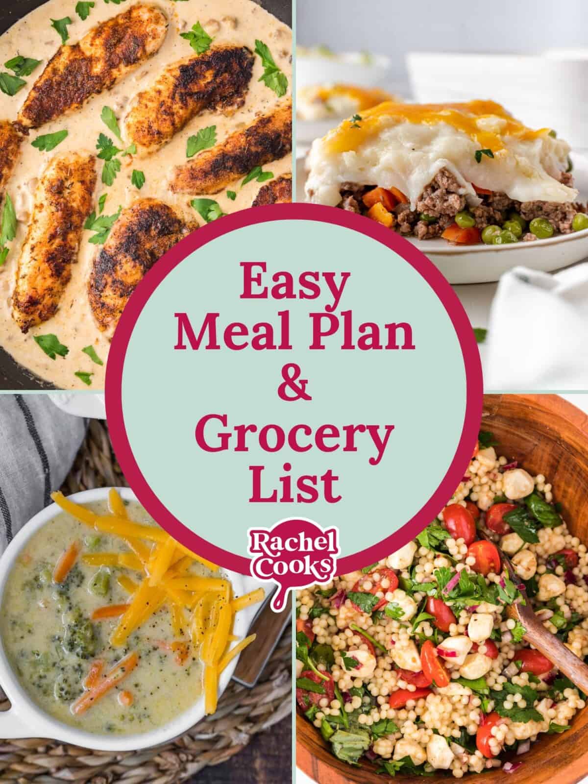 Meal plan 60 preview image with text and photos.