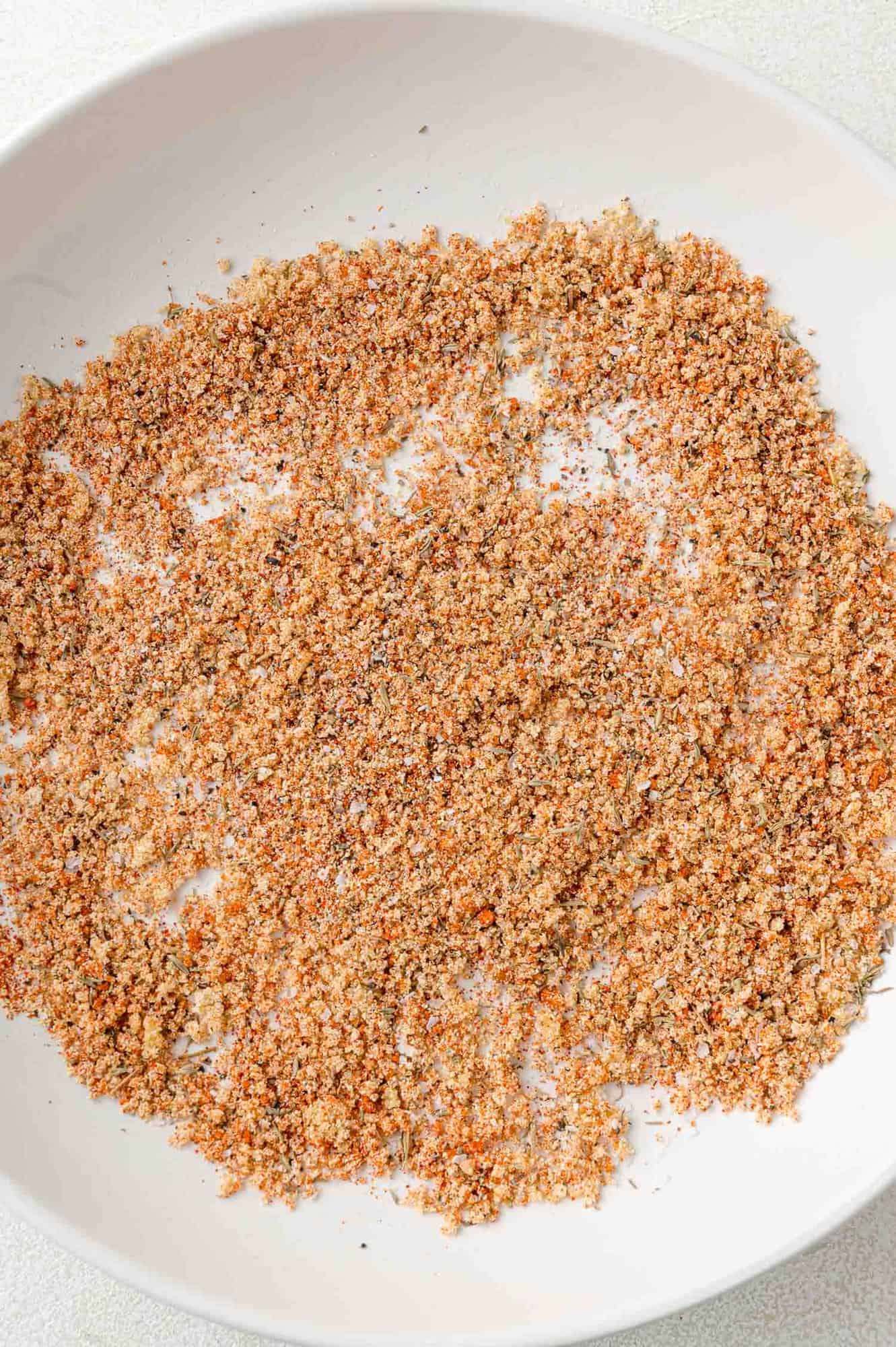 Spices after mixing together.
