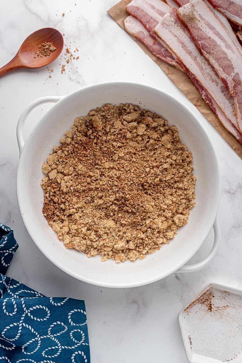Sugar and spice mixture.