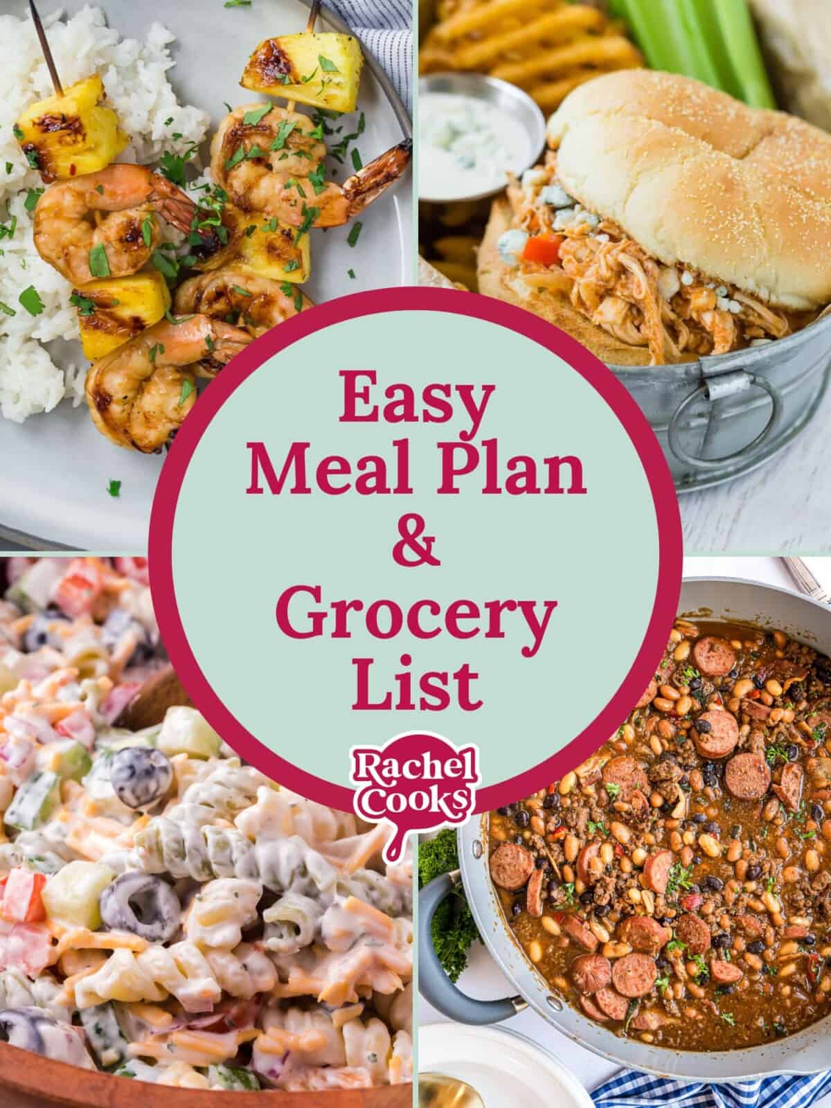 Meal plan 78 preview image showing photos of recipes included.