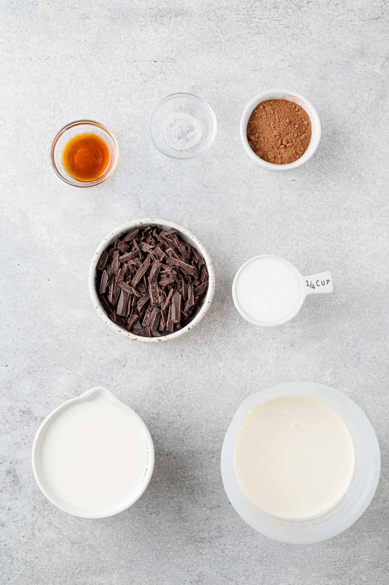 Ingredients needed for recipe.