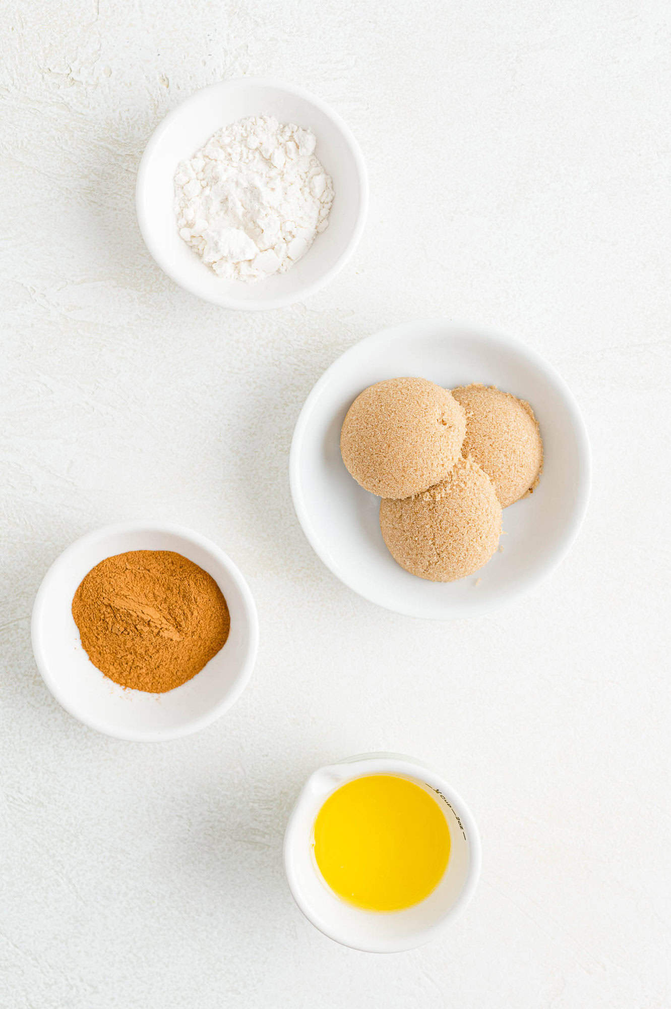 Ingredients needed for cinnamon filling.