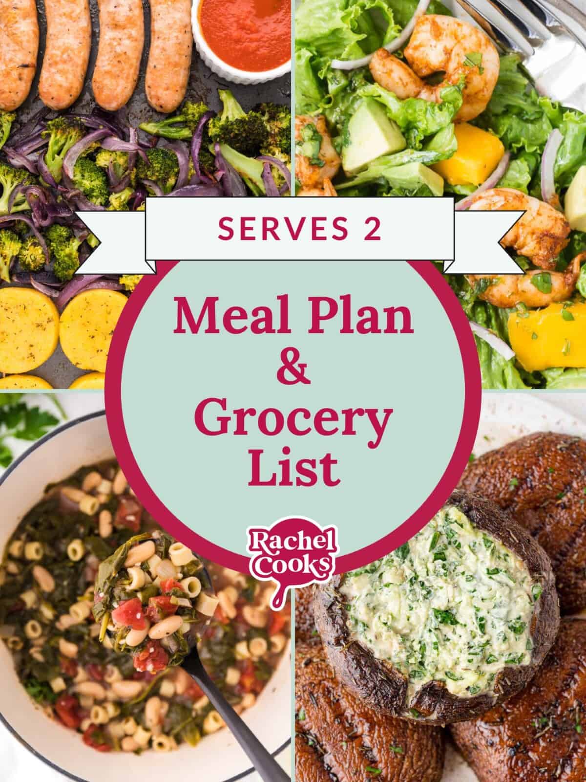 Meal plan 87 preview image, showing photos of recipes included.
