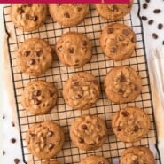 Coffee Cookies Pinterest graphic with text and photos.