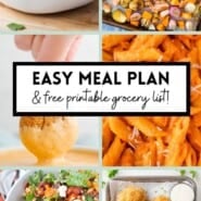 Meal plan 93 preview image with photos of recipes included.