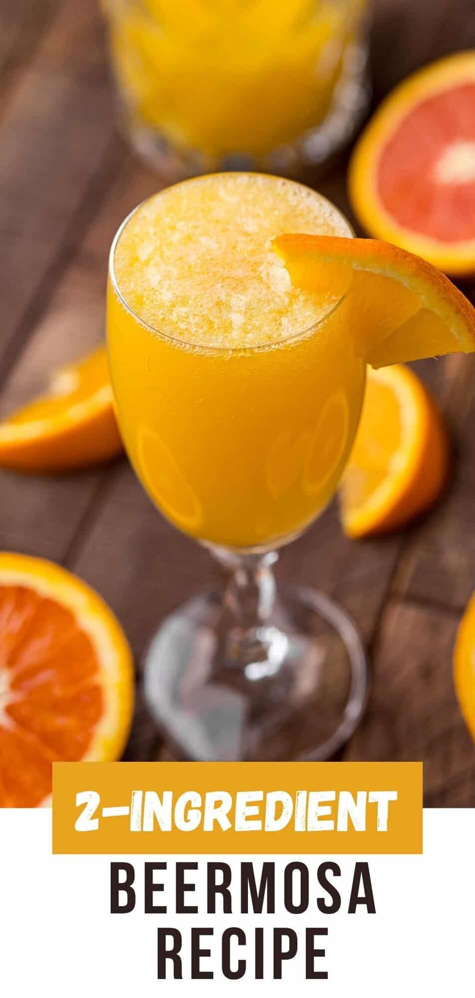 Beermosa Pinterest graphic with text and photos.