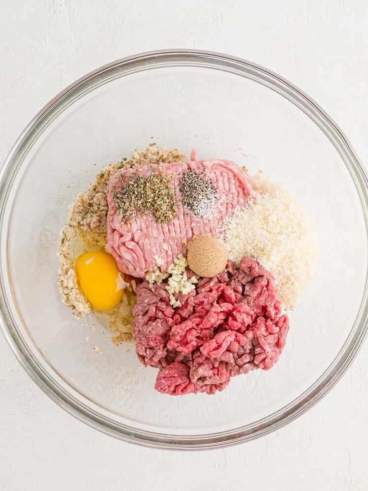 Additional ingredients added to bowl.