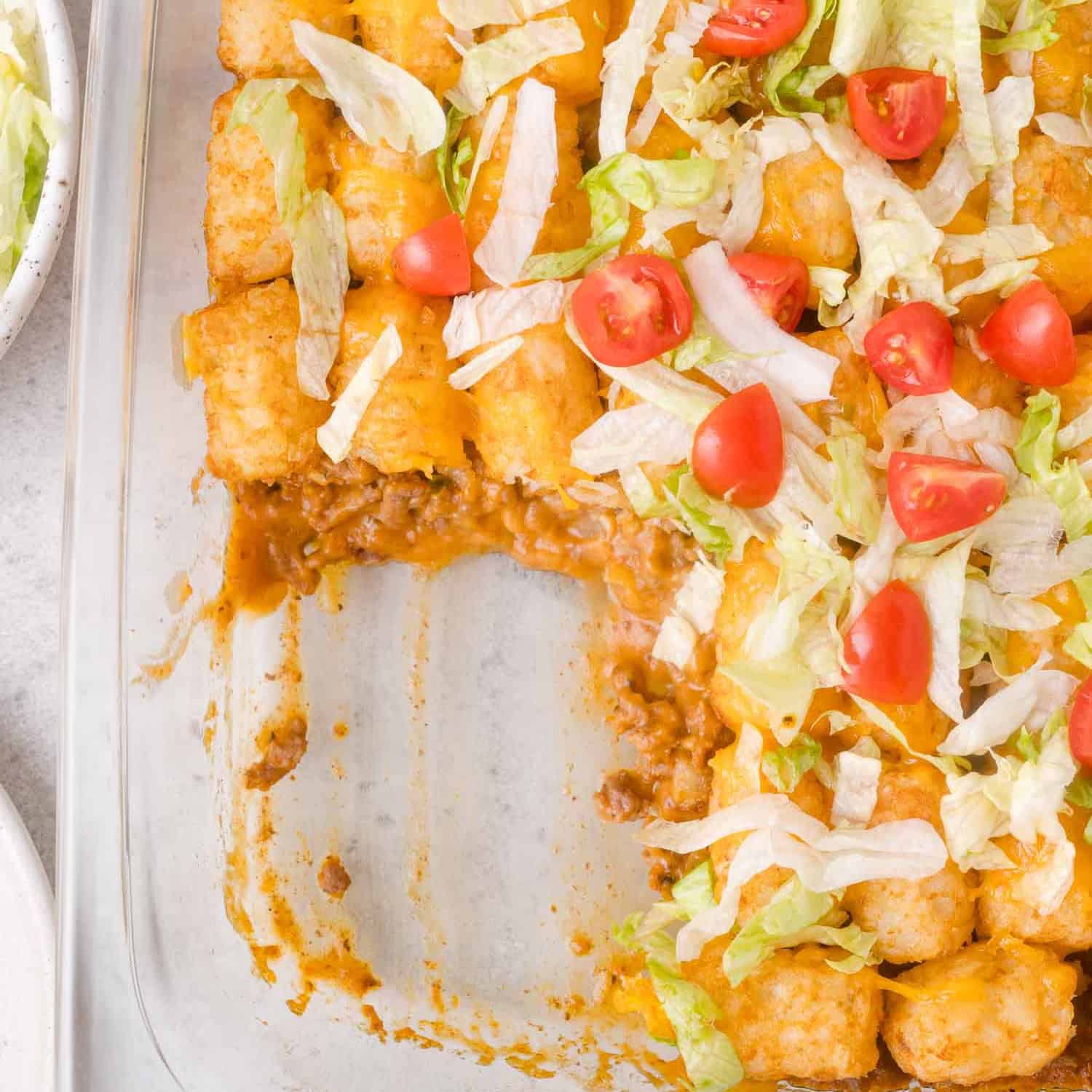 Cheeseburger Tater Tot Casserole (no canned soup!)